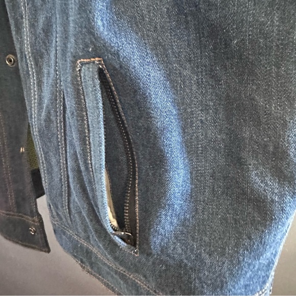 Nwot Lawless Missing Link Biker Moto Denim Safety Reversible Vest Men's Size 2XL - Picture 4 of 15